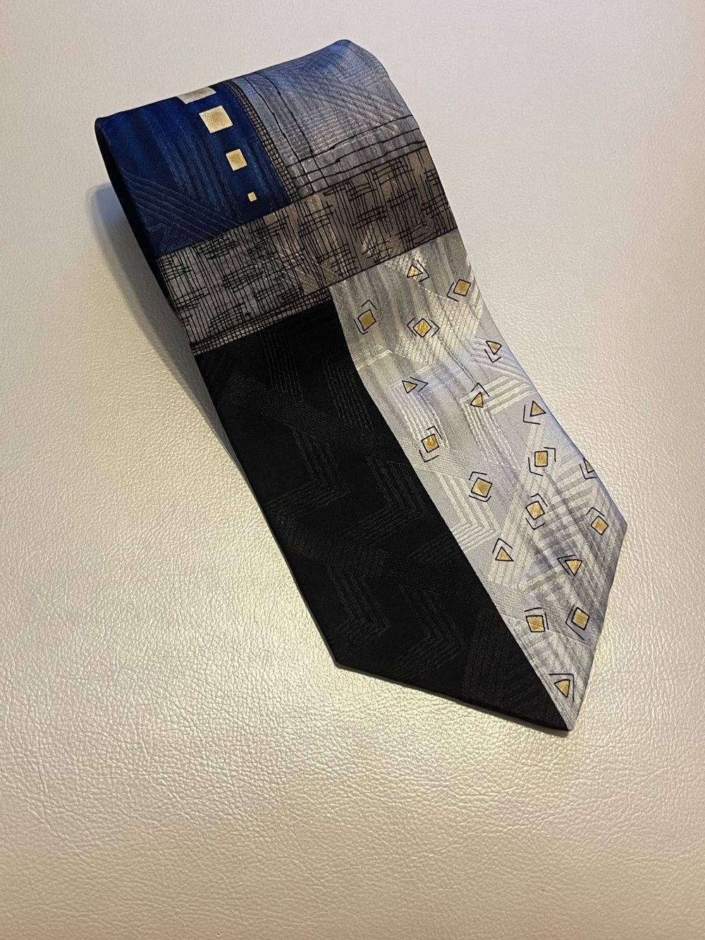 Vintage Zylos by George Machado Pure Silk Tie